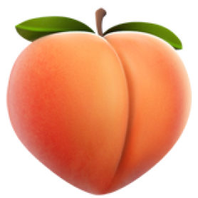 Peach emoji